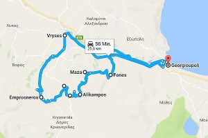 Mountainbike-Tour auf kreta